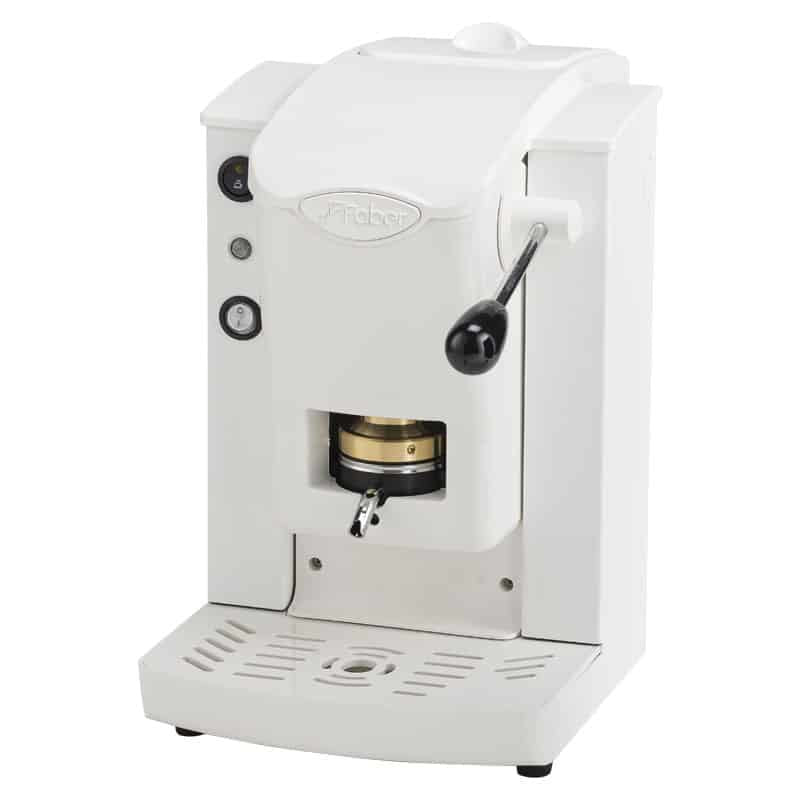 FABER MACCHINA DA CAFFE' A CIALDE SLOT BASIC OTTONE TOTAL WHITE