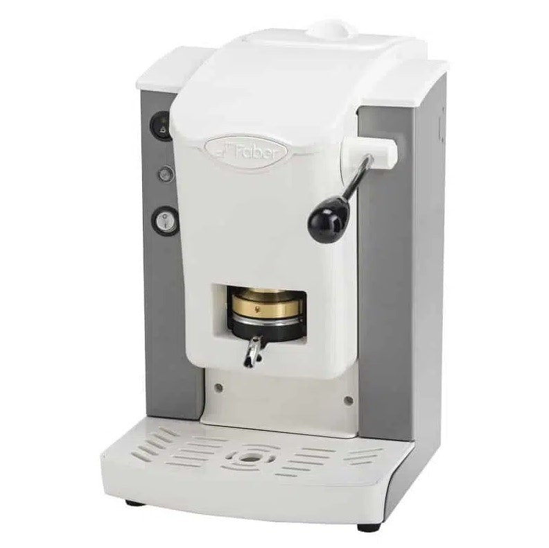 FABER MACCHINA DA CAFFE' A CIALDE SLOT BASIC OTTONE GRIGIO/BIANCO
