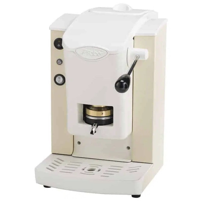 FABER MACCHINA DA CAFFE' A CIALDE SLOT BASIC OTTONE SABBIA/BIANCO