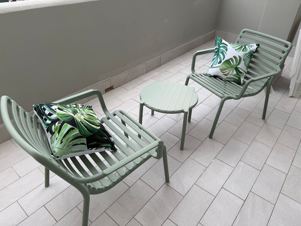 NARDI SET DOGA RELAX 2 POLTRONE + TAVOLINO DOGA MENTA