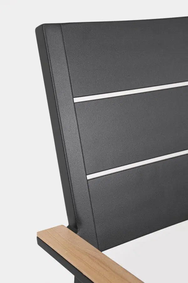 BIZZOTTO SEDIA CON BRACCIOLI  ZELMAR ANTRACITE YK13