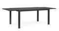 TAVOLO ALLUMINIO ALLUNGABILE OSTUNI 200/300x100cm ANTRACITE
