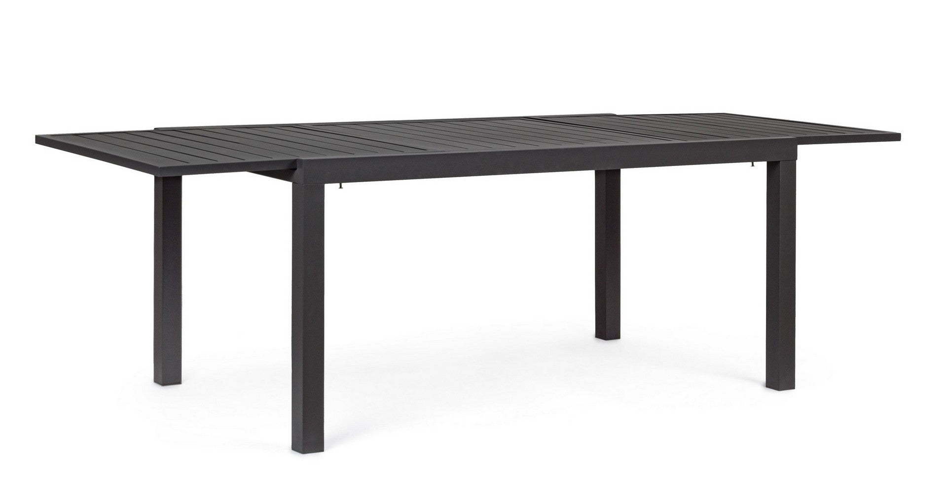 TAVOLO ALLUMINIO ALLUNGABILE OSTUNI 200/300x100cm ANTRACITE