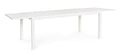 TAVOLO ALLUMINIO ALLUNGABILE OSTUNI 200/300x100cm BIANCO