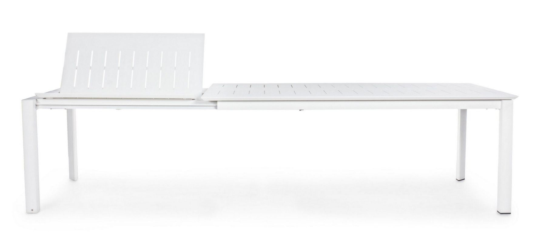BIZZOTTO TAVOLO IN ALLUMINIO 200/300X110 BIANCO CX21-KONNOR