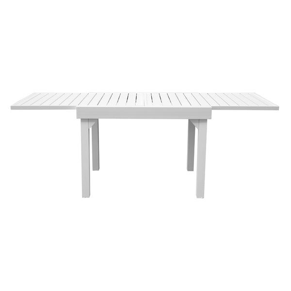 TAVOLO BALCONE CAPANNORI 106/212x75 ALU BIANCO