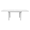 TAVOLO BALCONE CAPANNORI 106/212x75 ALU BIANCO