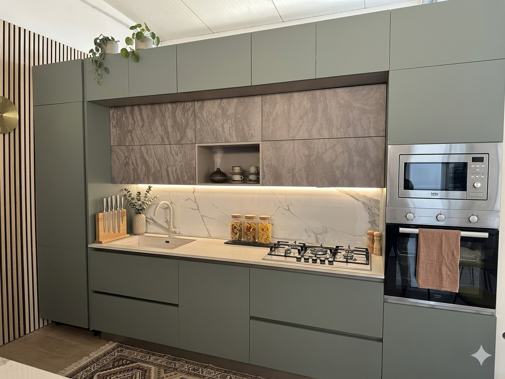 ALA CUCINE MATHERIA 22 COLORE VERDE SALVIA E CLAY 3,60