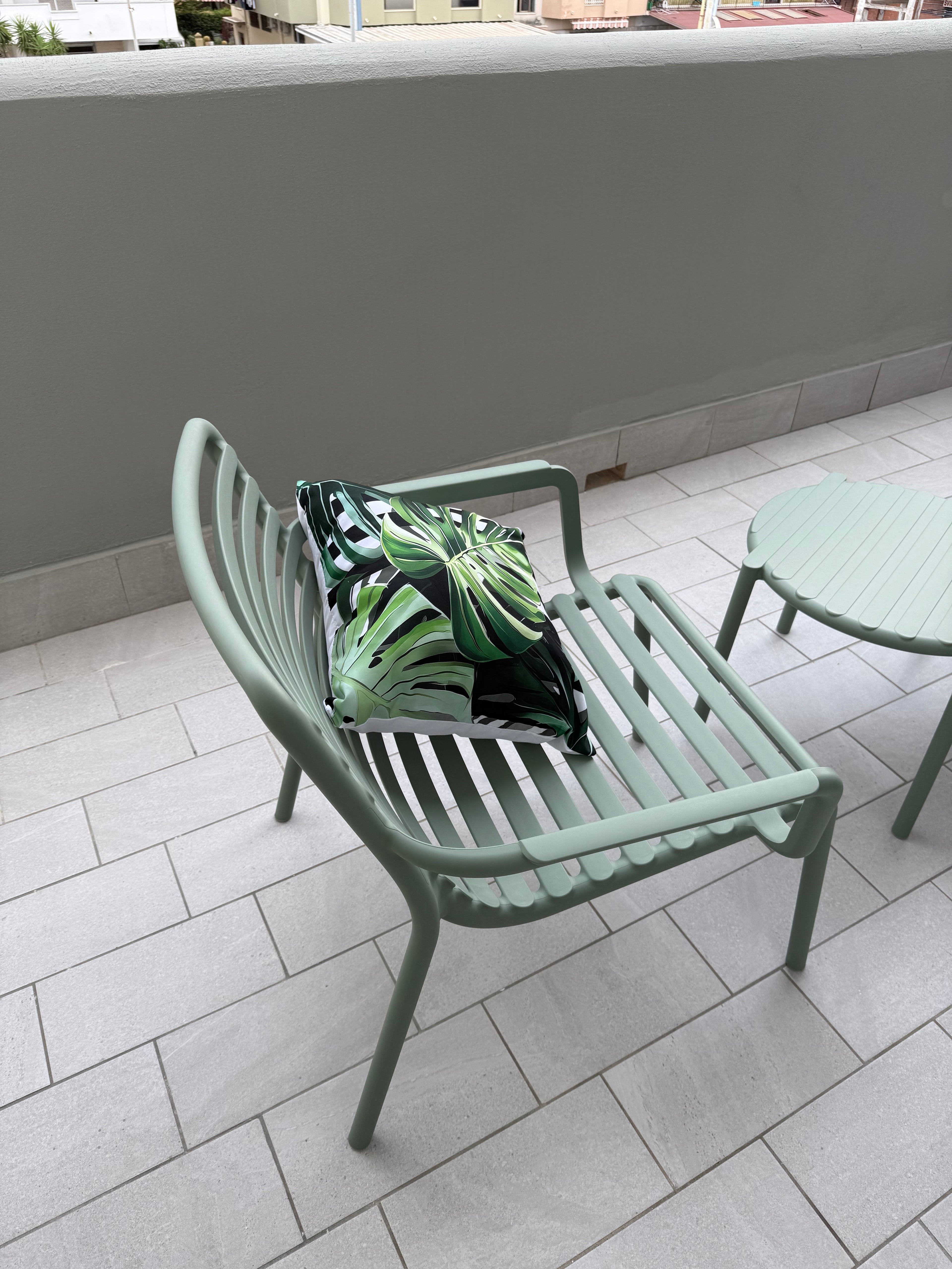 NARDI SET DOGA RELAX 2 POLTRONE + TAVOLINO DOGA MENTA