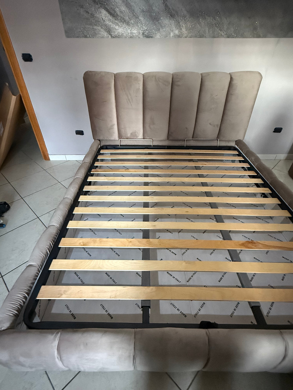 LETTO CONTENITORE SUPER IMBOTTITO JAMAICA MATRIMONIALE