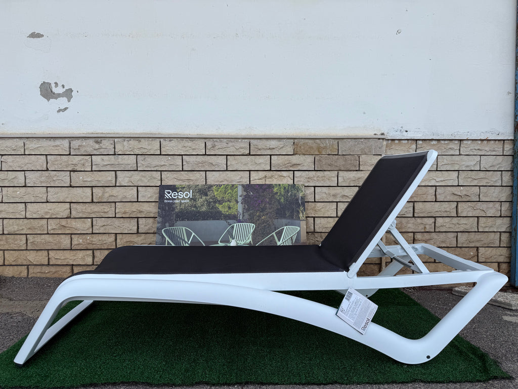 RESOL LETTINO SKY CLUB SUN LOUNGER BIANCO GRIGIO