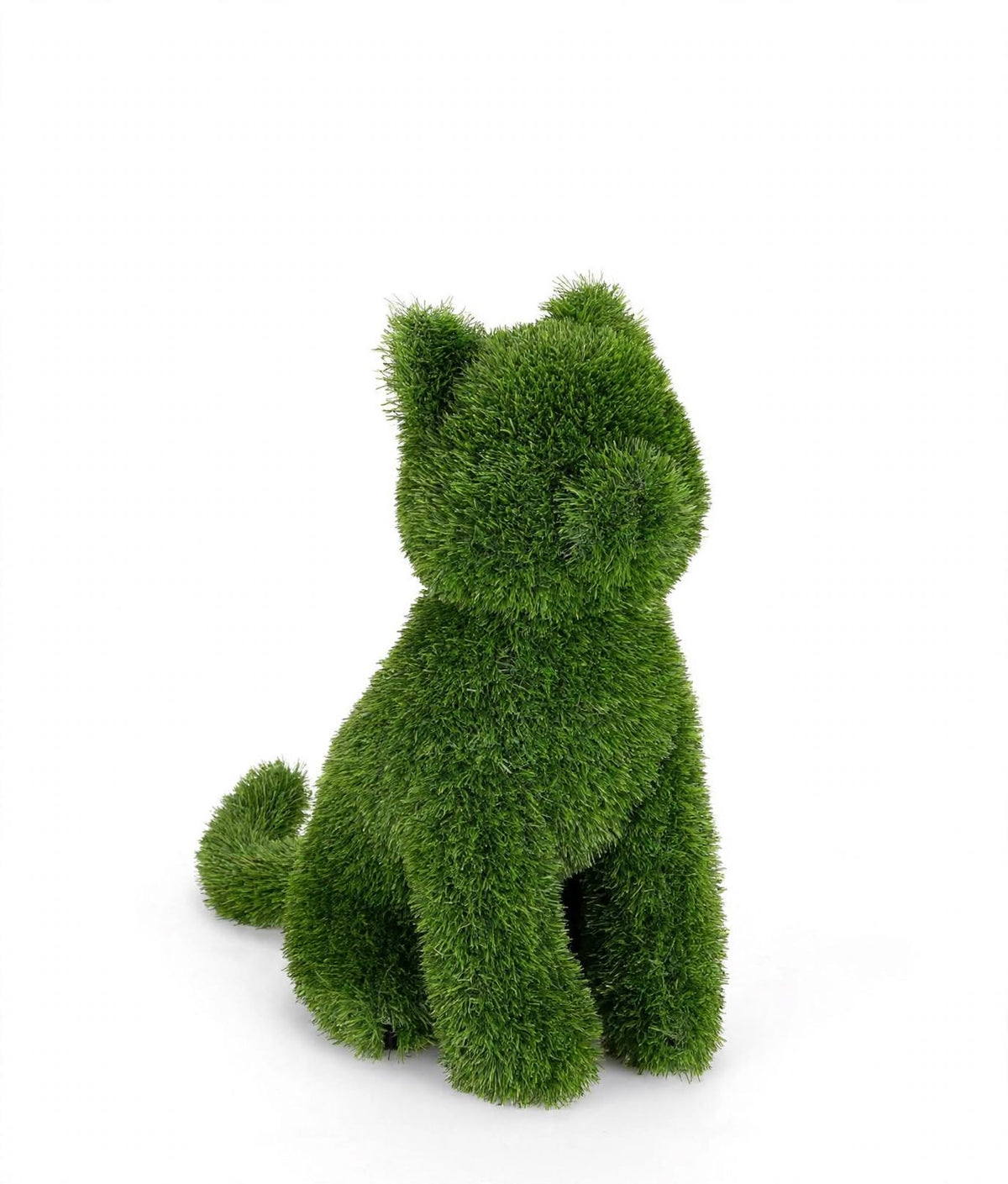DECORAZIONE ERBA SINTETICA GATTO 40x67H BIZZOTTO