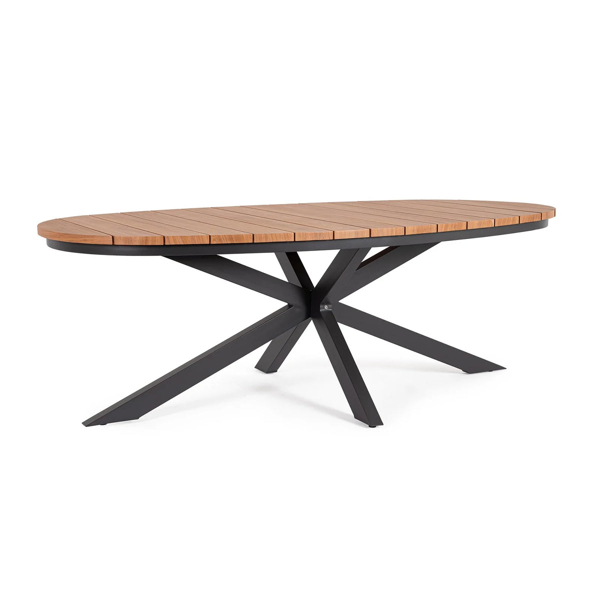 BIZZOTTO TAVOLO ZELMAR 218X115 ANTRACITE Y13 NAT
