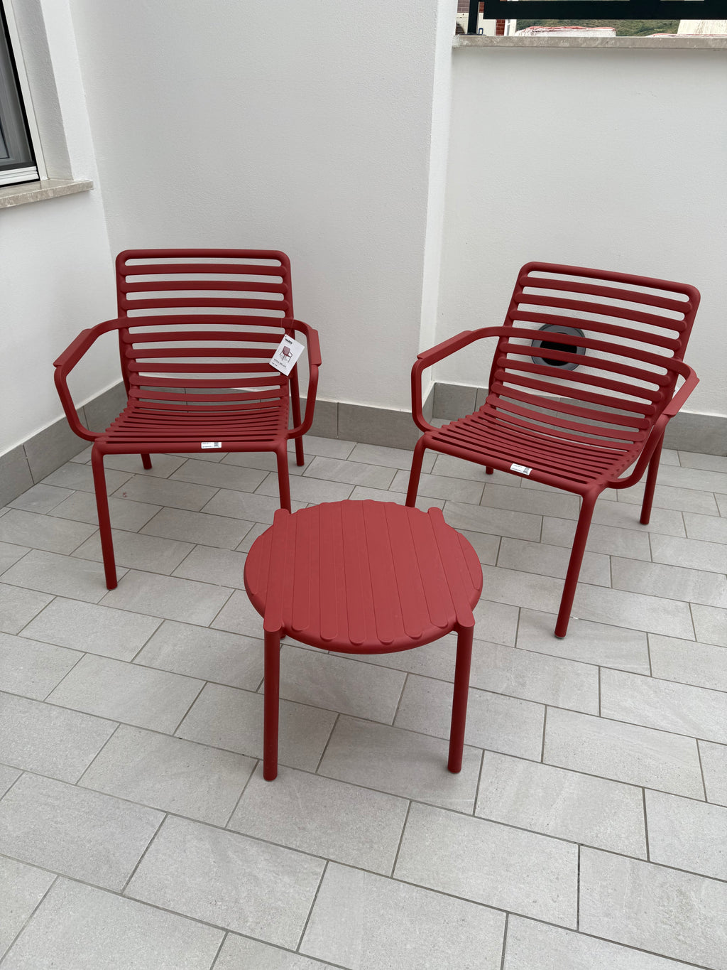 NARDI SET DOGA RELAX 2 POLTRONE + TAVOLINO DOGA PERA