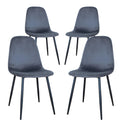 SEDIA BECKY VELLUTO 4 COLORI