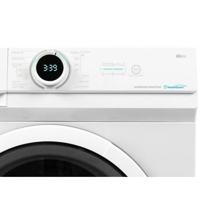 MIDEA LAVATRICE 9KG LUNAR INVERTER VAPORE A 1400GIRI MF100W90BA/W-IT