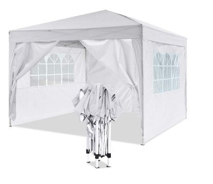 GAZEBO EASY FLEX CON TENDE REMOVIBILI E FINESTRE