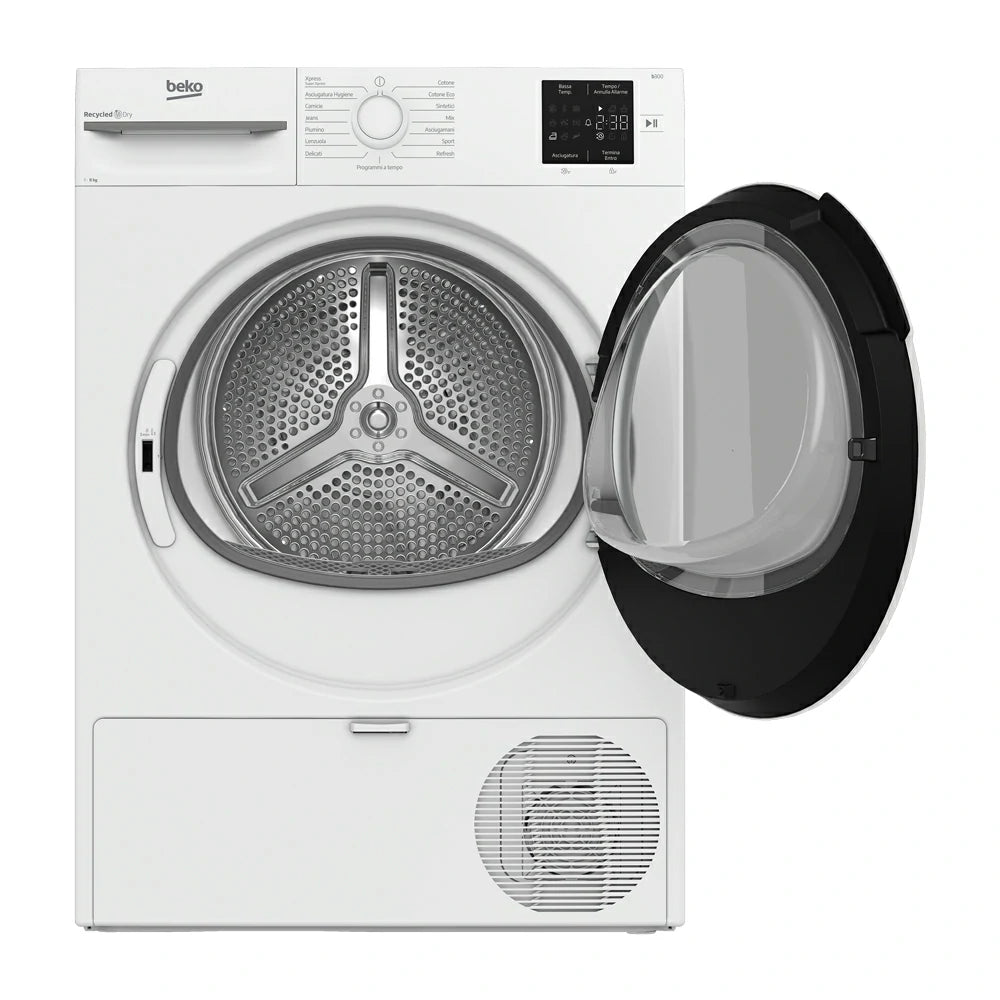 BEKO ASCIUGATRICE 8KG SLIM 46CMINVERTER D BMTR38W