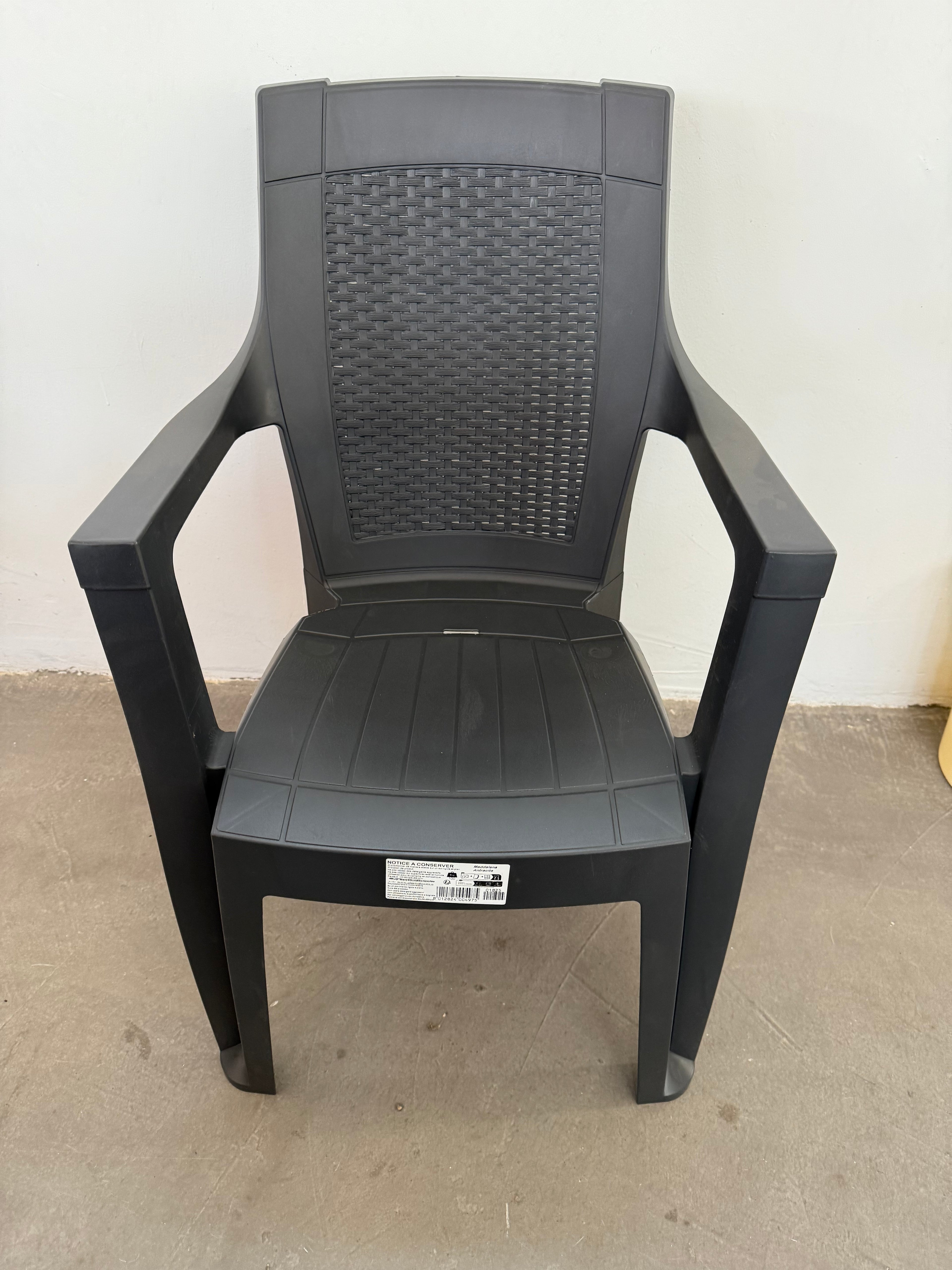 POLTRONA MADDALENA RATTAN ANTRACITE
