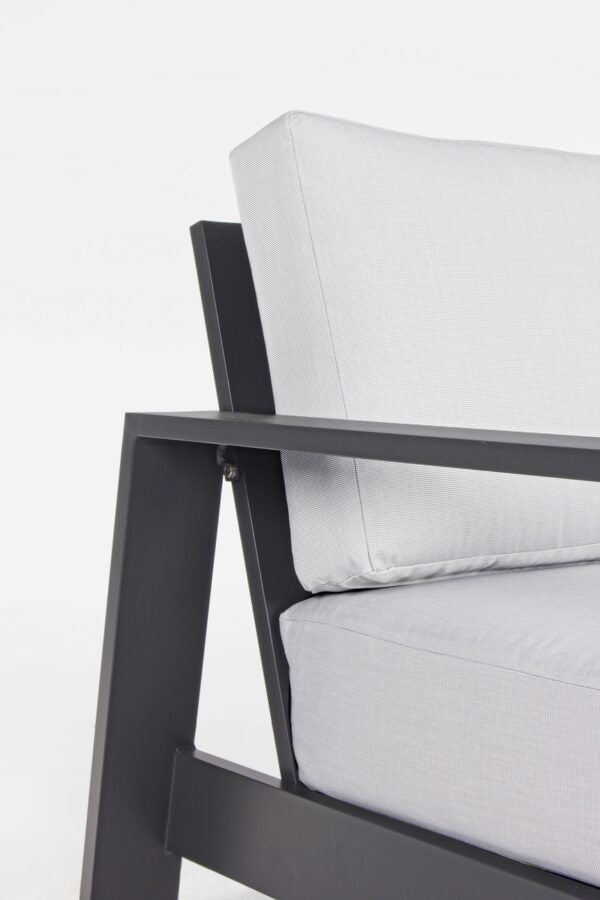 BIZZOTTO SET BALTIC CON CUSCINO ANTRACITE