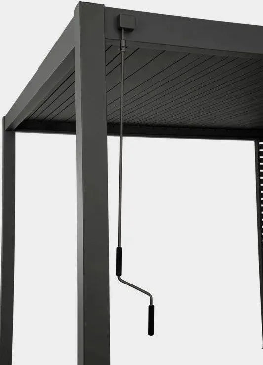 PERGOLA BIOCLIMATICA PALMAS 3x3 ANTRACITE FERRO/ALLUMINIO