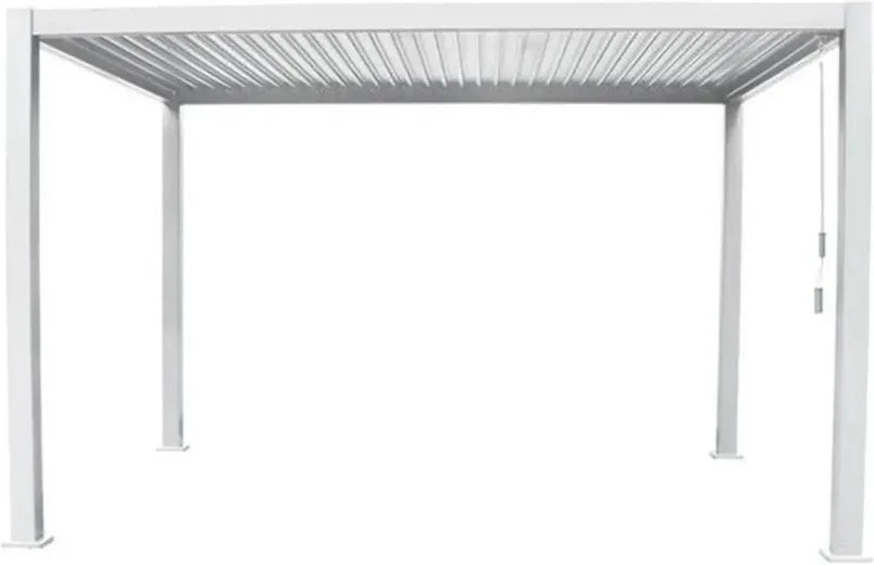 PERGOLA BIOCLIMATICA PALMAS 3x3 BIANCA FERRO/ALLUMINIO