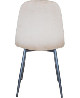 SEDIA BECKY VELLUTO 4 COLORI
