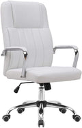 POLTRONA XENO  DIREZIONALE IMBOTTITA CON SEDUTA ERGONOMICA BIANCO