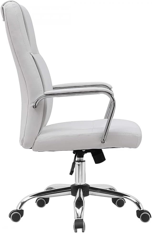 POLTRONA XENO  DIREZIONALE IMBOTTITA CON SEDUTA ERGONOMICA BIANCO