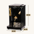 FABER MACCHINA DA CAFFE' A CIALDE PICCOLA SLOT BRASS EDIT. TOTAL BLACK