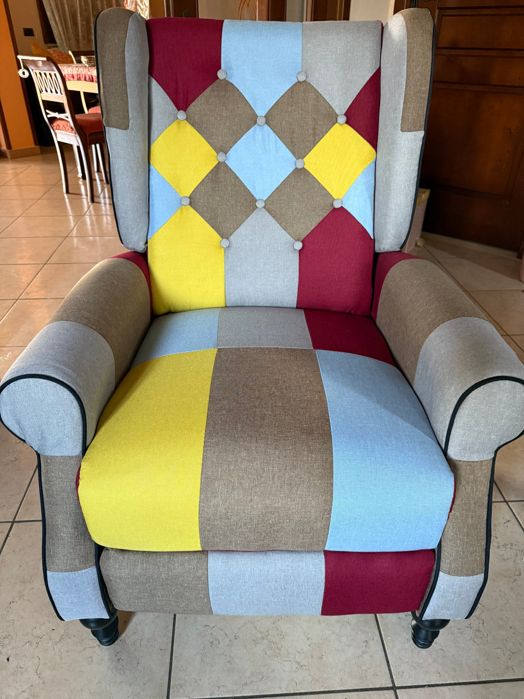 POLTRONA PATCHWORK PACIF RECLINER