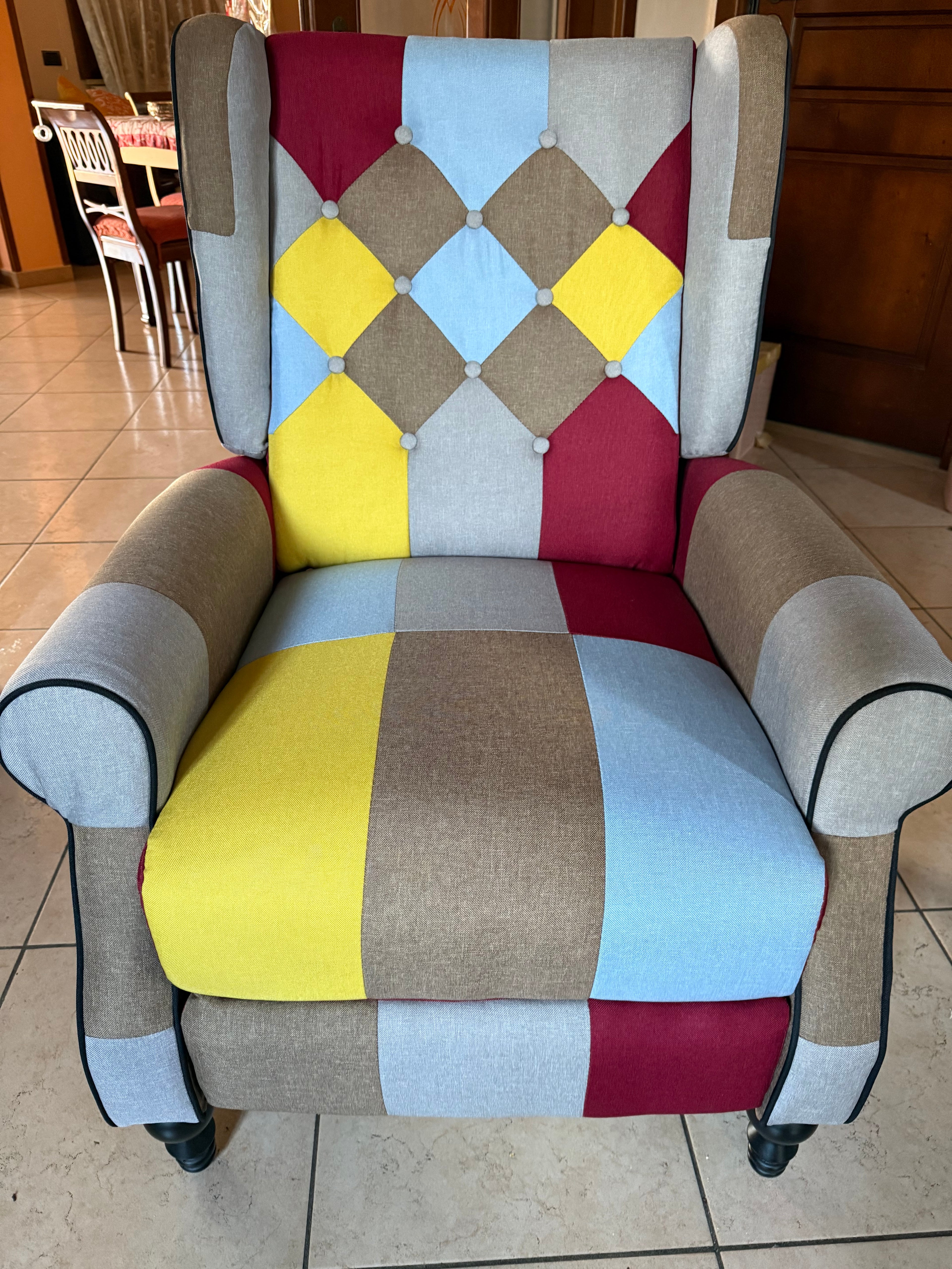 POLTRONA PATCHWORK PACIF RECLINER