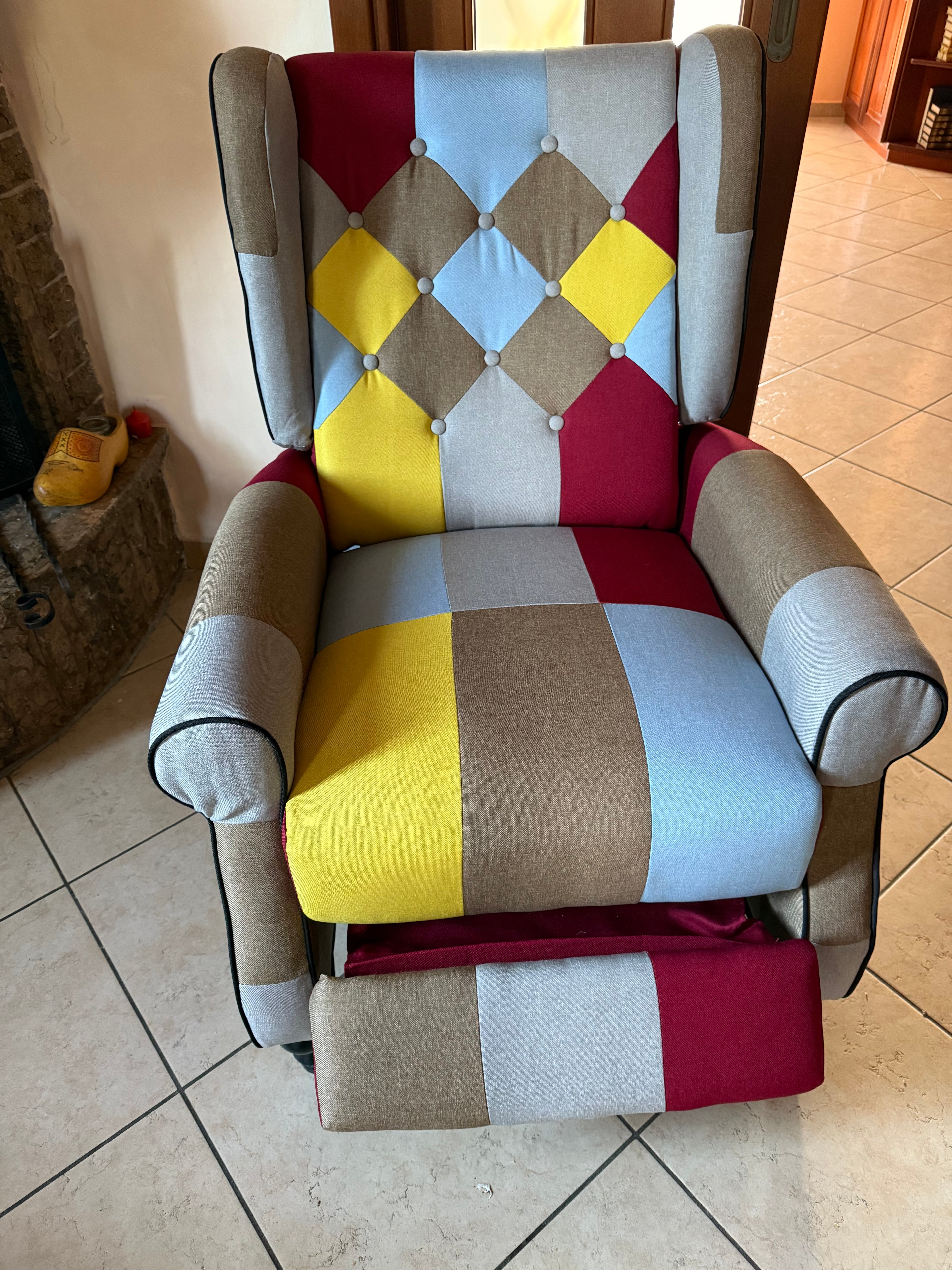 POLTRONA PATCHWORK PACIF RECLINER
