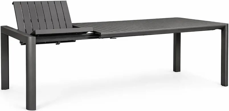 BIZZOTTO TAVOLO KIPLIN ANTRACITE 180/240X100