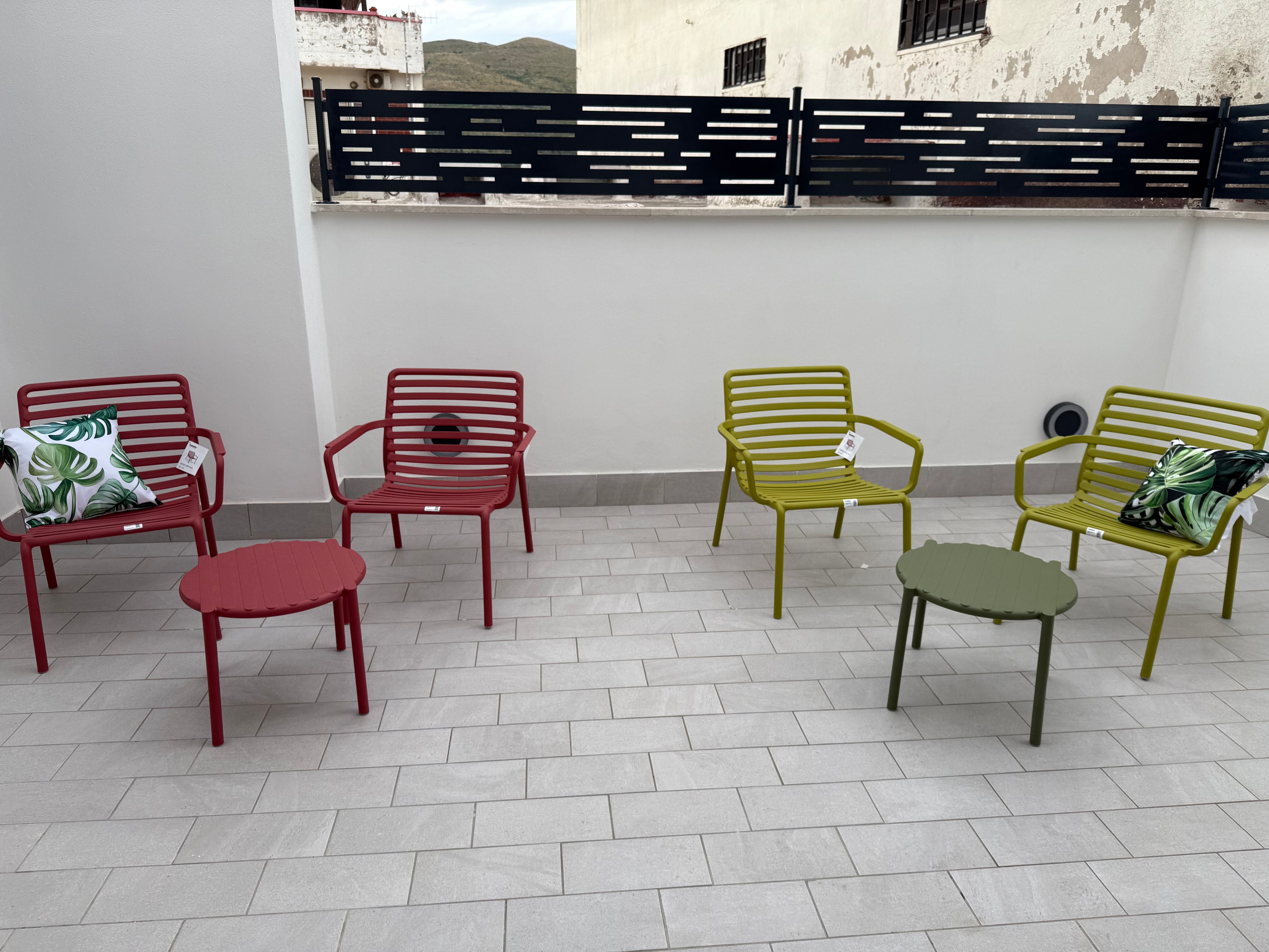 NARDI SET DOGA RELAX 2 POLTRONE + TAVOLINO DOGA PERA