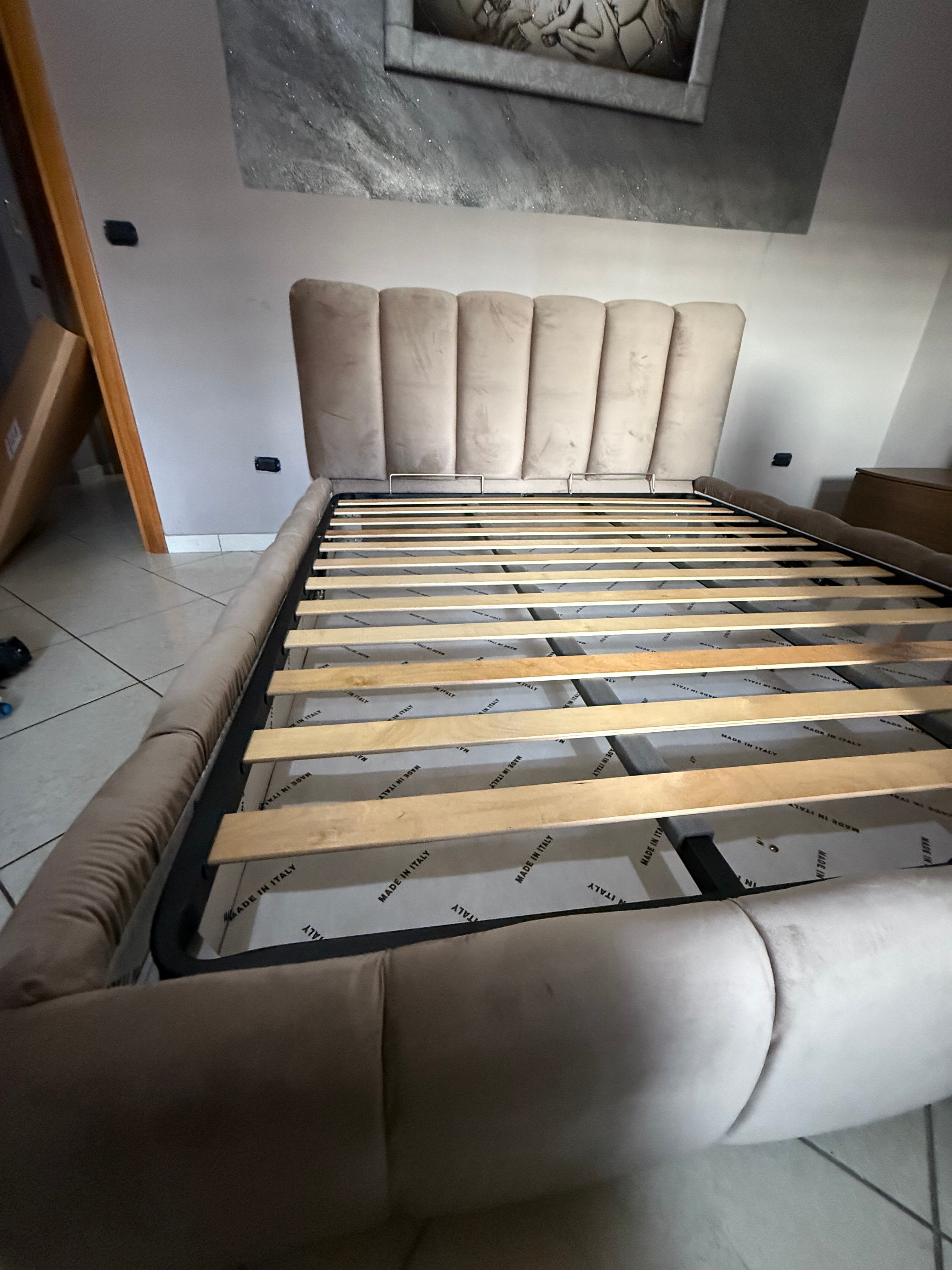 LETTO CONTENITORE SUPER IMBOTTITO JAMAICA MATRIMONIALE