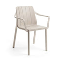 NARDI POLTRONA “TIBERINA ARMCHAIR” IN POLIPROPILENE FIBER-GLASS PER GIARDINO, BAR E RISTORANTE – MADE IN ITALY