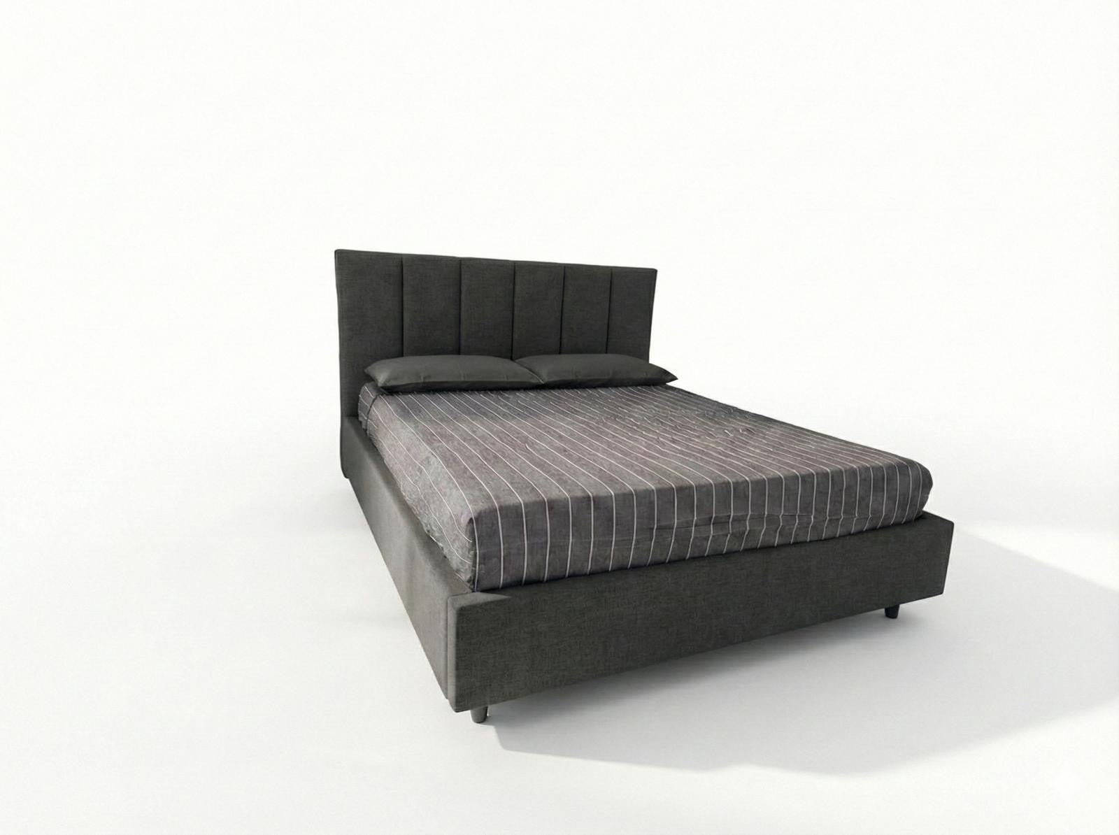 LETTO CONTENITORE TESSUTO 160x190 MATRIMONIALE