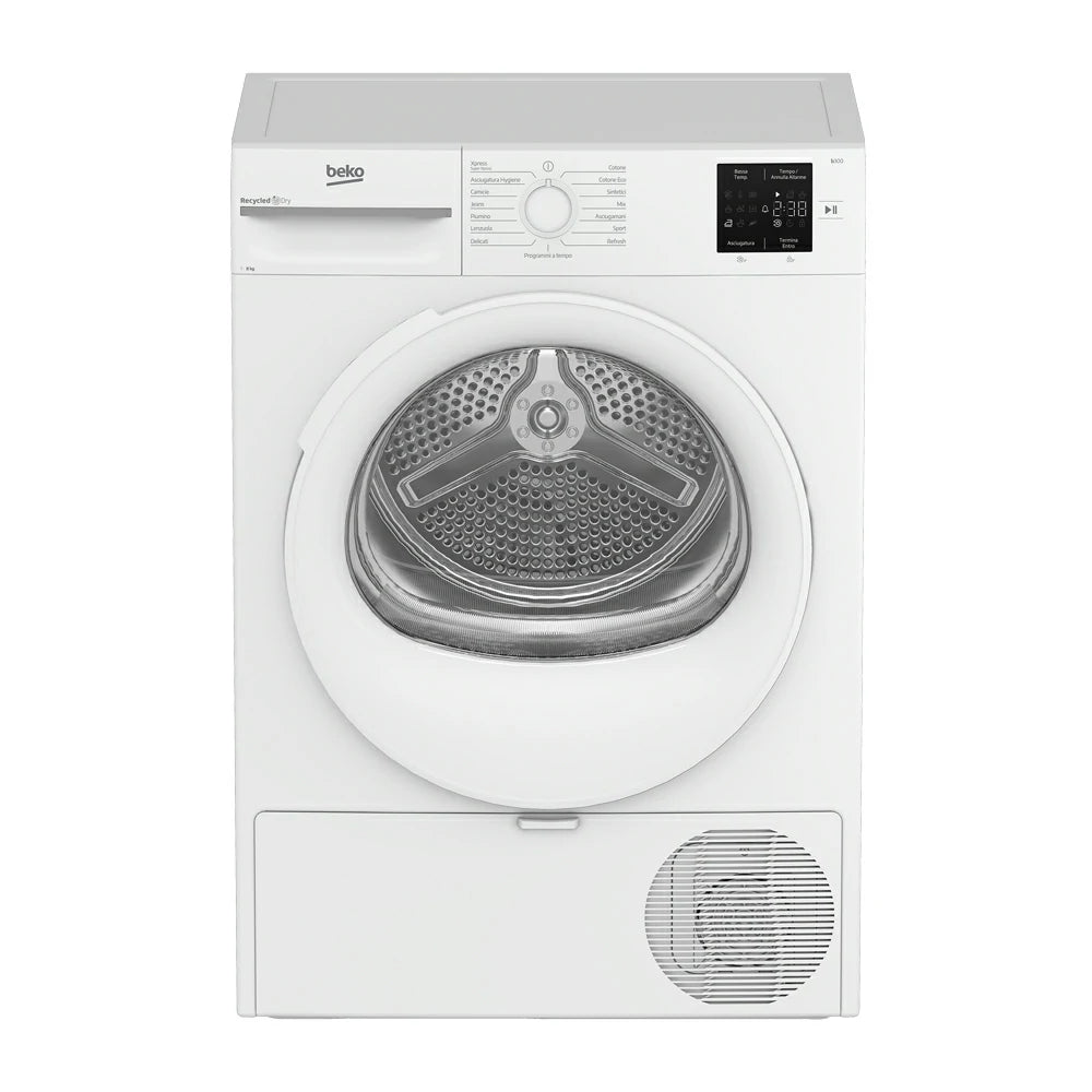 BEKO ASCIUGATRICE 8KG SLIM 46CMINVERTER D BMTR38W