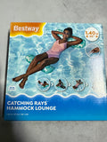 AMACA GONFIABILE BESTWAY CATCHING RAYS 140X87 CM BLU E BIANCA 43839