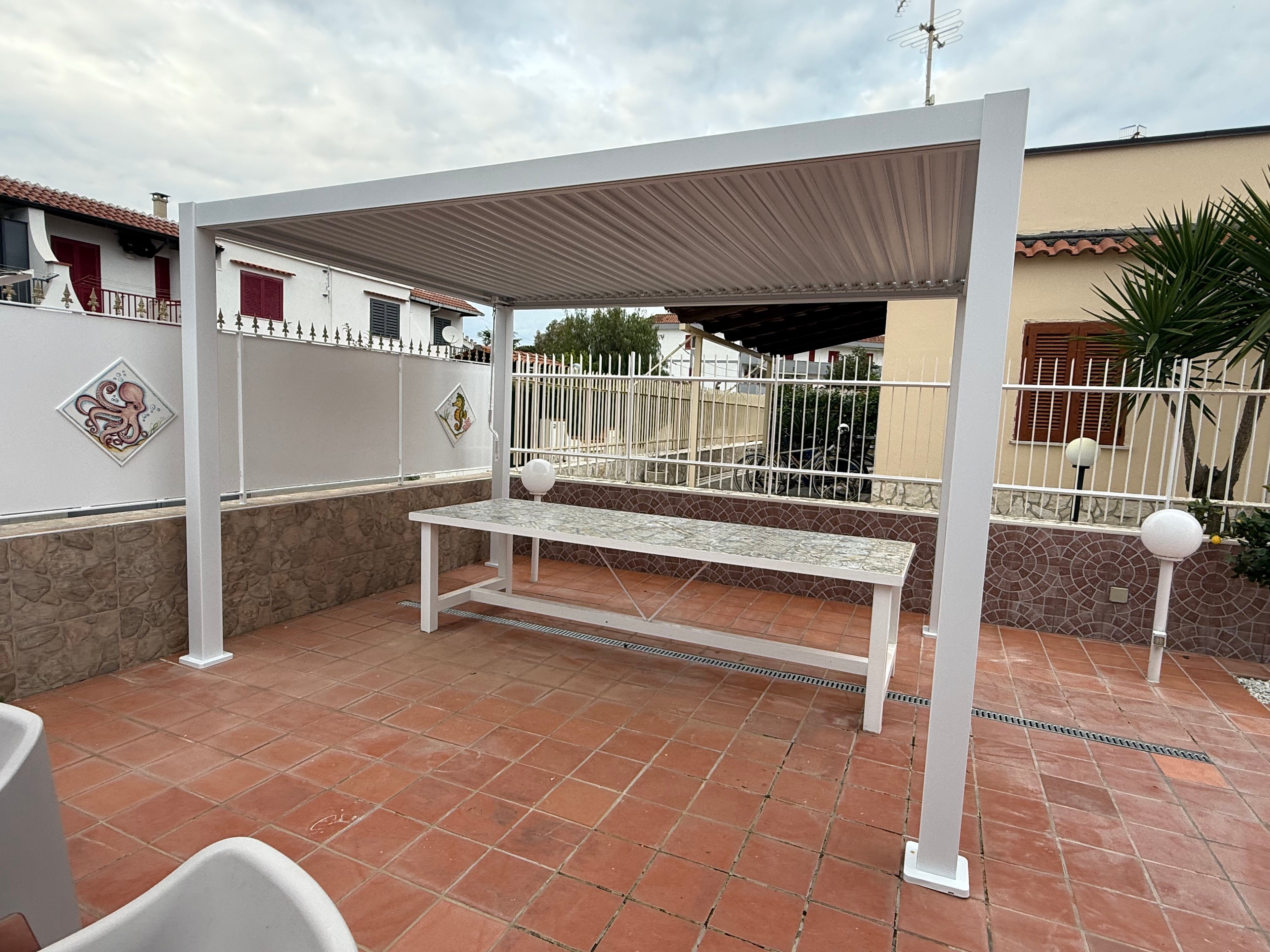 PERGOLA TENERIFE IN ALLUMINIO 3x4 BIANCO