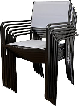 SET TAVOLO OREGON + 4 POLTRONE GRANADA  ANTRACITE