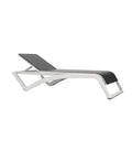 RESOL LETTINO SKY CLUB SUN LOUNGER BIANCO GRIGIO