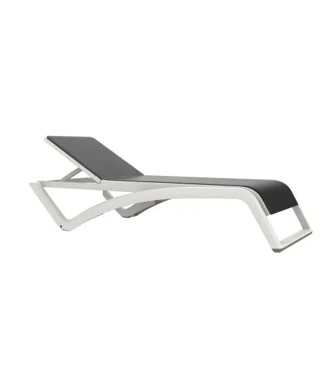 RESOL LETTINO SKY CLUB SUN LOUNGER BIANCO GRIGIO