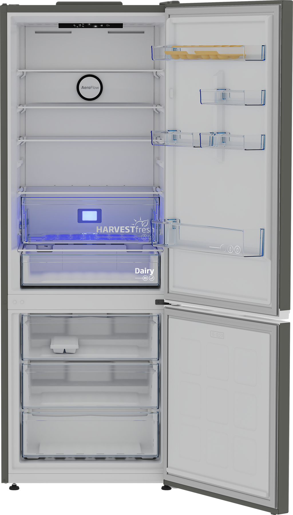 BEKO FRIGO COMBINATO TOTAL NOFROST 561LT E 70CM GRIGIO B3RCNE564HG