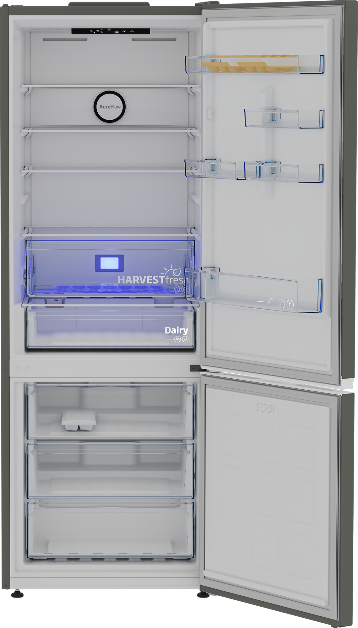 BEKO FRIGO COMBINATO TOTAL NOFROST 561LT E 70CM GRIGIO B3RCNE564HG