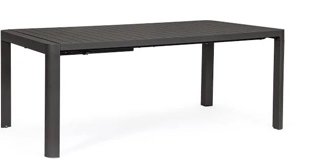 BIZZOTTO TAVOLO KIPLIN ANTRACITE 180/240X100