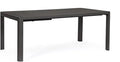 BIZZOTTO TAVOLO KIPLIN ANTRACITE 180/240X100