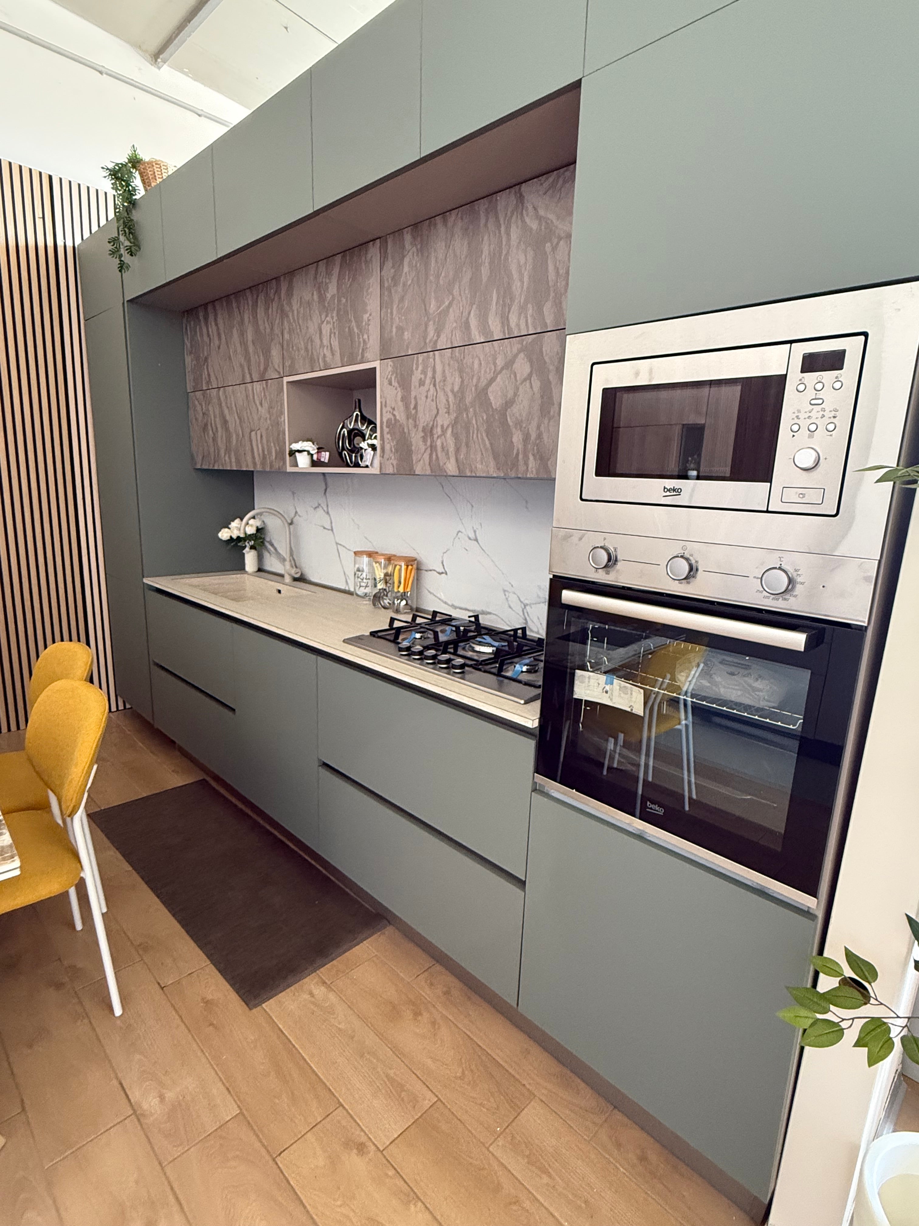 ALA CUCINE MATHERIA 22 COLORE VERDE SALVIA E CLAY 3,60