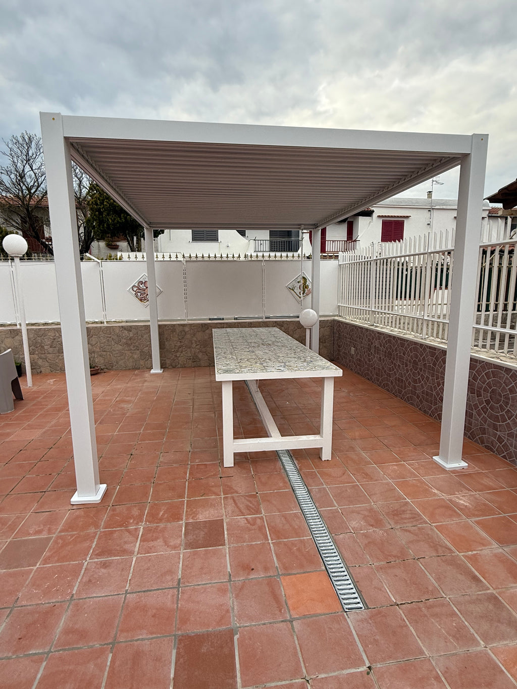 PERGOLA TENERIFE IN ALLUMINIO 3x4 BIANCO
